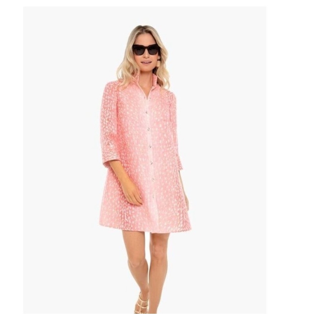 Tuckernuck Orange A-Line Mini Dress for Wedding Guests